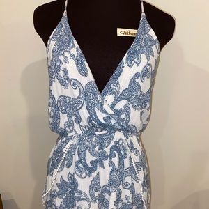 Blue & White Paisley Romper from Tobi!!